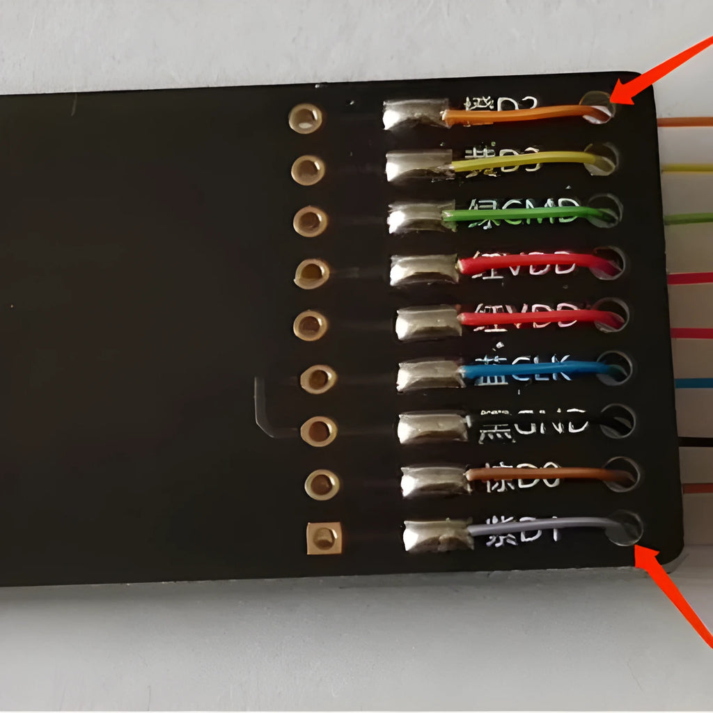 EMMC read and write tool set for car audio host repair on BMW Audi Mercedes vehicles
