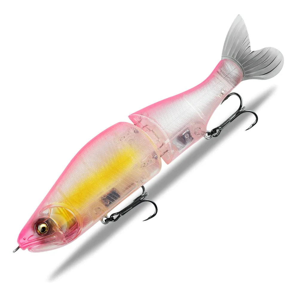 185mm soft plastic fishing bait showing colour variations for bass fishing