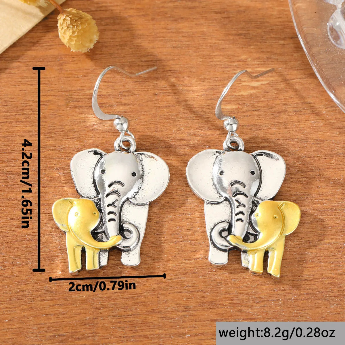 Zinc alloy geometric electroplated earrings for women simple style picture colour finish