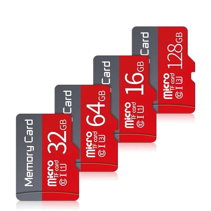 TF memory card for CCTV security cameras and dash cams in 128GB, 256GB, or 512GB capacities