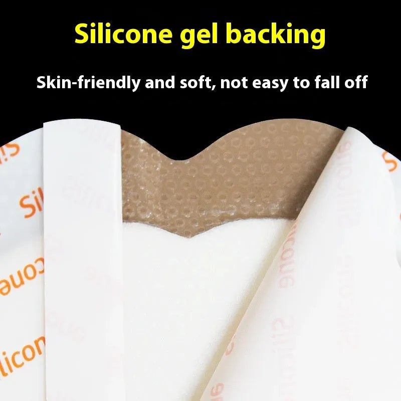 Large skin-colour silicone bedsore sticker with silica gel foam for pressure sore prevention
