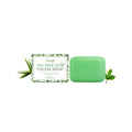 A 100g bar of Tea Tree Oil Cleansing Soap on a plain background.