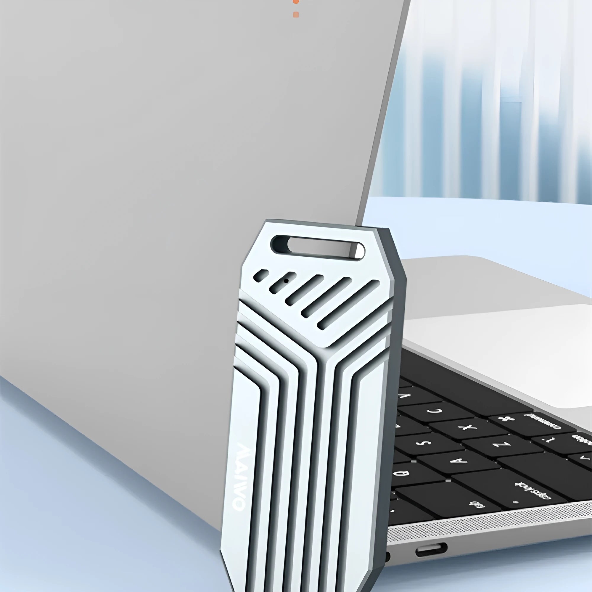 Thunderbolt 4 M.2 SSD external enclosure for Mac computers in aluminium case with 40Gbps speed