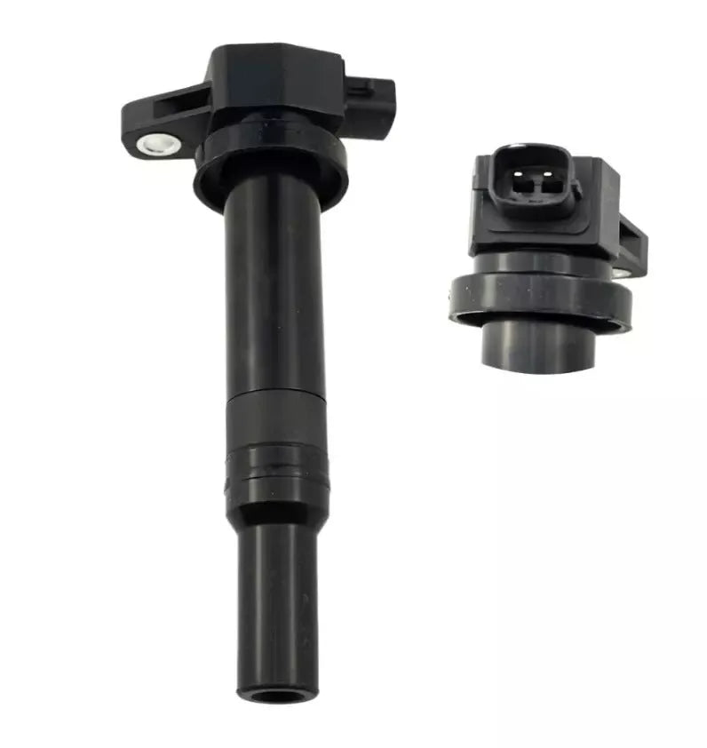 Black DQ9101E type ignition coil for Hyundai 4-cylinder engines, part numbers 27301-3E400 and 273013E400.