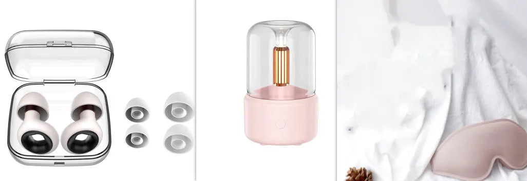 Beige candlelight aroma diffuser humidifier with USB cable, 120ml capacity, LED night light effect