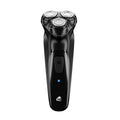 Men's portable rechargeable electric shaver Black D1 with USB charging and floating cutter head