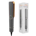 Grey cold air shaping hair straightener with temperature control and high-speed blowing splint, EU plug, 1365W