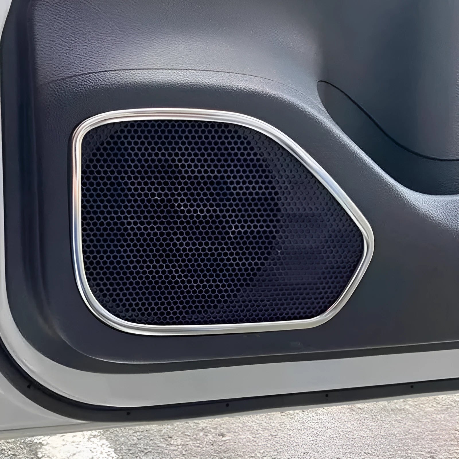 ROOX 40 series interior door audio frame stainless steel modification strips silver finish