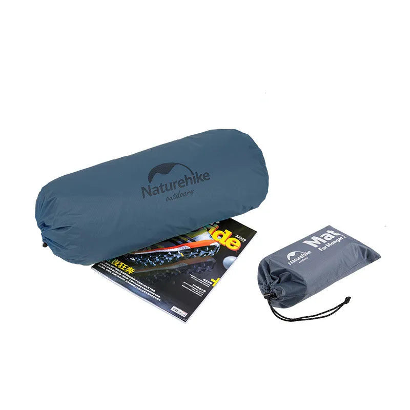 Home Fashion two-person silicone tent in Phantom Blue, lightweight 167g, waterproof double tent with aluminium poles