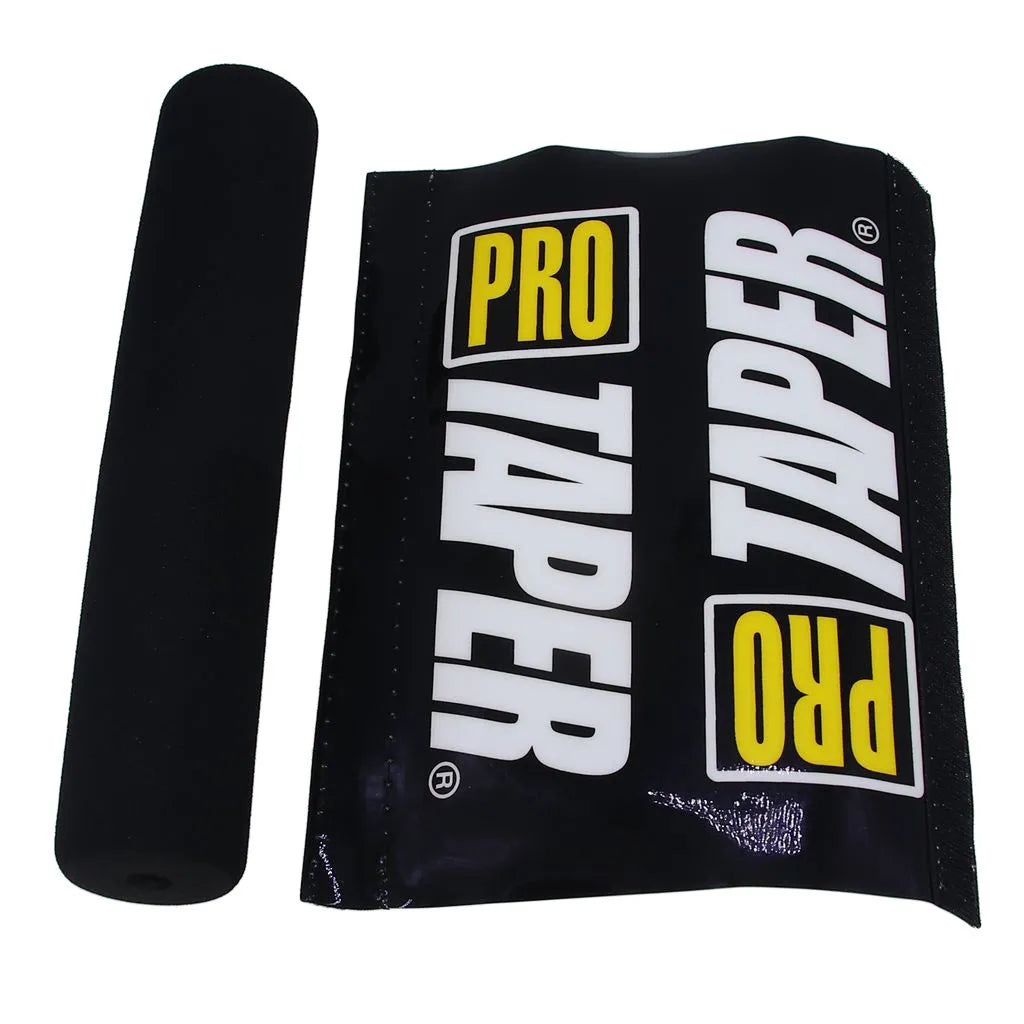 25cm long foam cover for motorcycle handlebar in black, blue, or red.