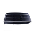 Audi Q5 front bumper lower grille replacement set showing left D154L and right D154R components in black ABS plastic