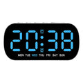 Electronic clock simple multi-purpose alarm clock LED digital display plastic shell 10mm thickness five colours