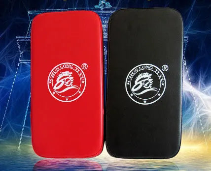 Red square PU leather taekwondo foot target pad for kicking practice