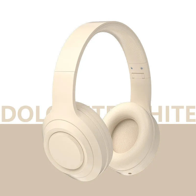 DR58 wireless Bluetooth over-ear headset with noise reduction in black colour
