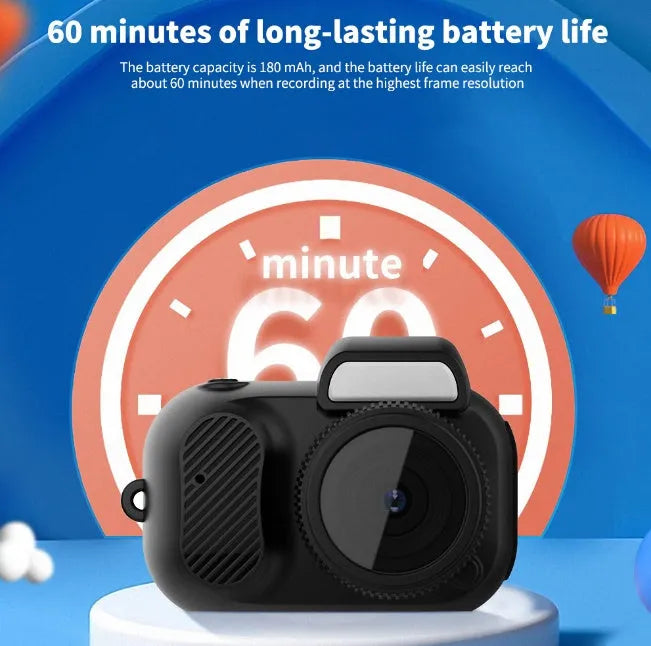 Black Y3000 HD outdoor sports camera with small screen, compact rectangular body.