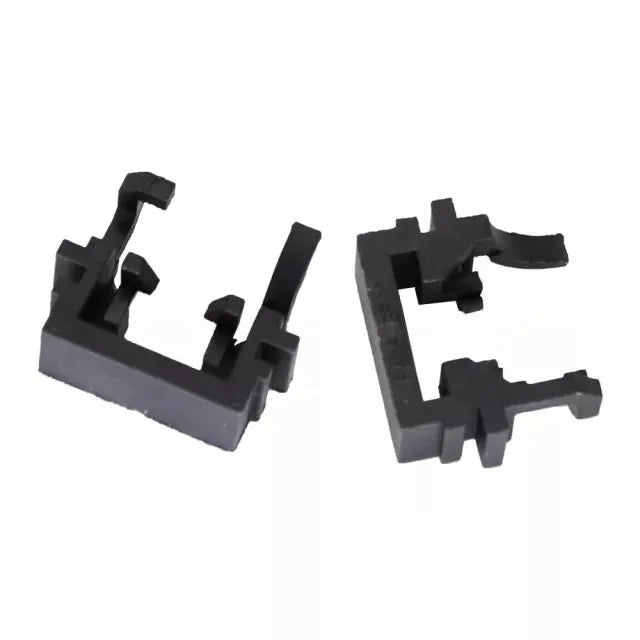 Black plastic LED headlight adapter for Ford Focus Mondeo Fiesta vehicles