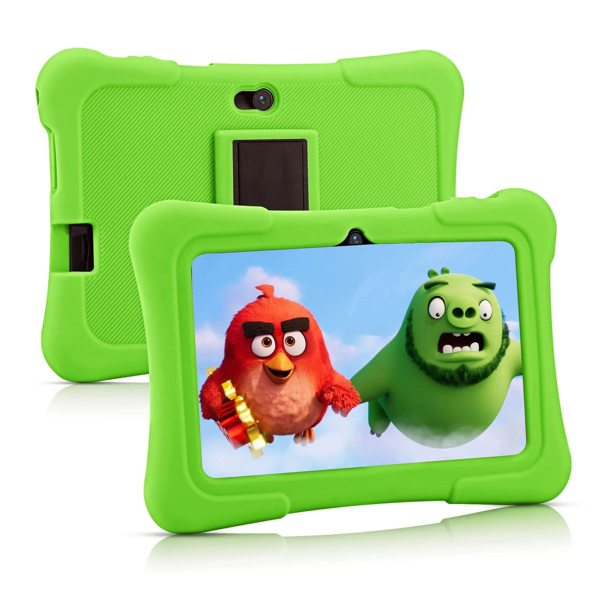 7-inch children's tablet computer with Full HD IPS screen in blue colour on a white background
