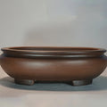 Purple clay handmade classical style desktop flowerpot measuring 58cm by 47cm