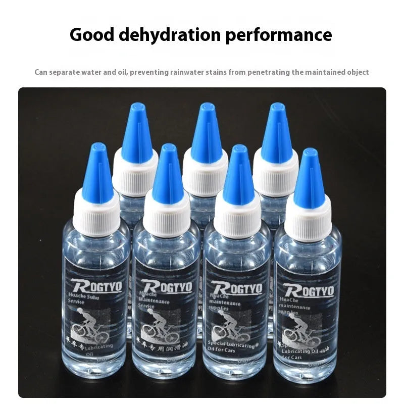 60ml bottle of bicycle chain lubrication oil for mountain bike maintenance