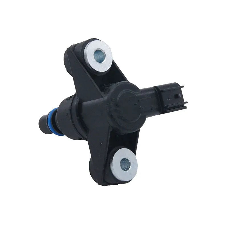 Black ABS plastic turbocharger solenoid valve for Ford cars, model AU5A-9G866-AB.