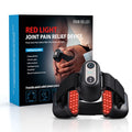 Black adjustable strap physiotherapy instrument with three gear settings for joint and muscle therapy
