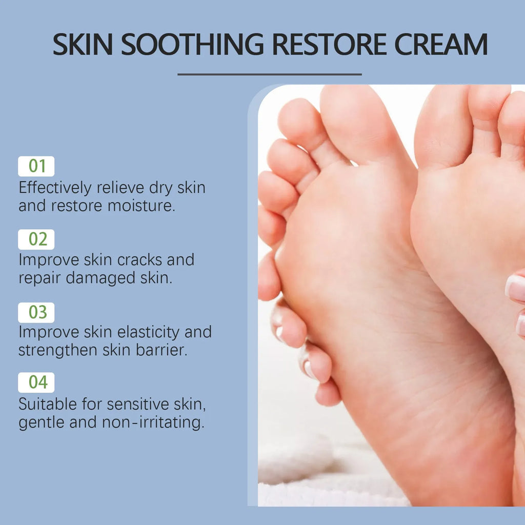 20g body and neck care cream container with botanical ingredients including mint leaf and tea tree oil