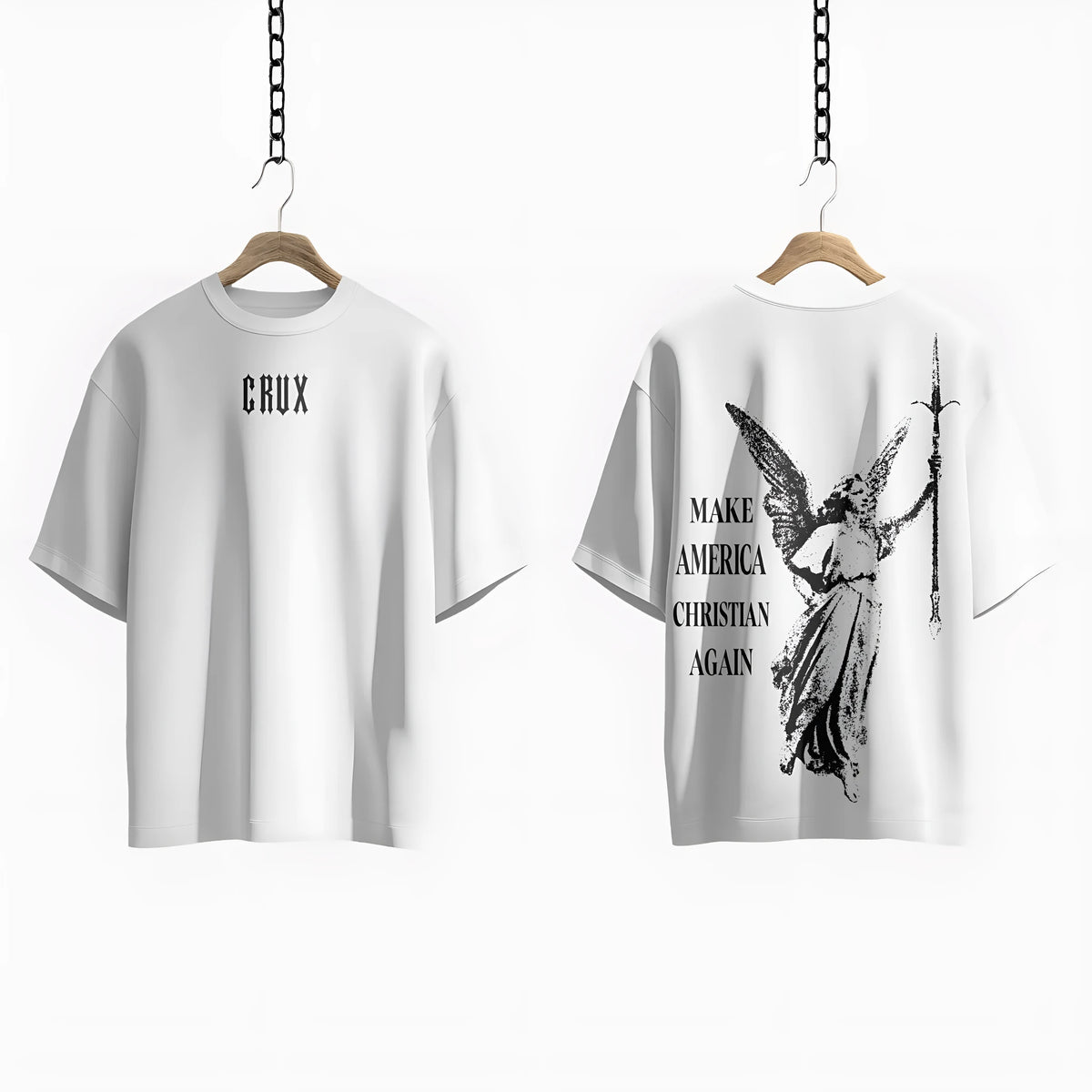Summer loose short sleeves T-shirt for men and women, round neck, white polyester, straight version, sizes S-3XL