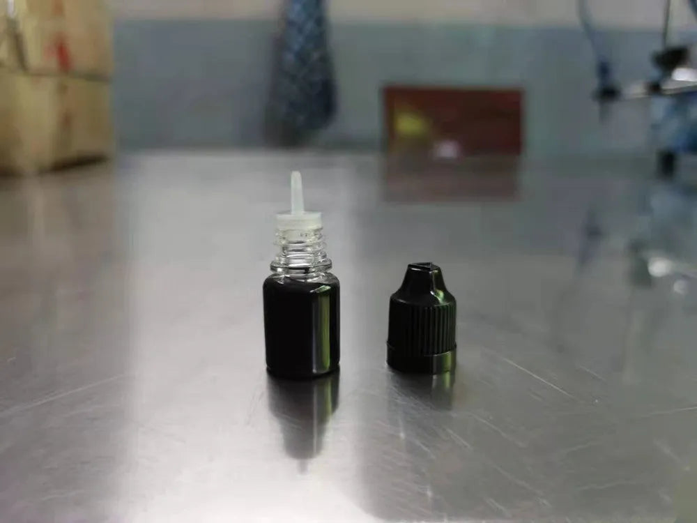 5ml black confidentiality seal ink bottle for fast-drying document security markings