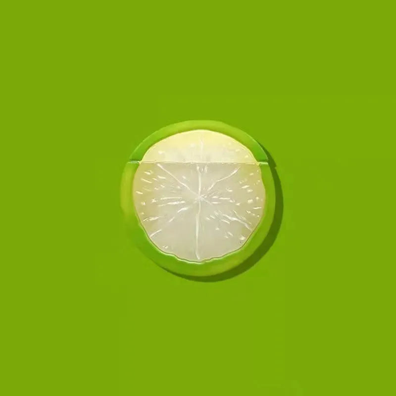 Creative lemon silicone headphone case for AirPods 1 2 3 Pro in yellow lemon and lime colours