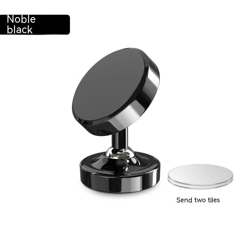 Dot magnetic car phone holder mounted on car air vent with zinc alloy construction and magnetic phone attachment