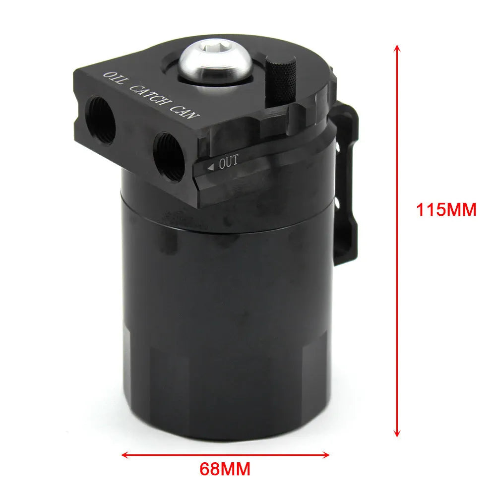 Aluminium alloy engine oil breathable pot in red, blue, black and silver colours for car modification