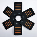 Car accessory package containing a vehicle-mounted bag and four sun visor panels for the windscreen.