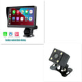 7 inch portable car smart display with retractable bracket showing CarPlay interface on IPS screen