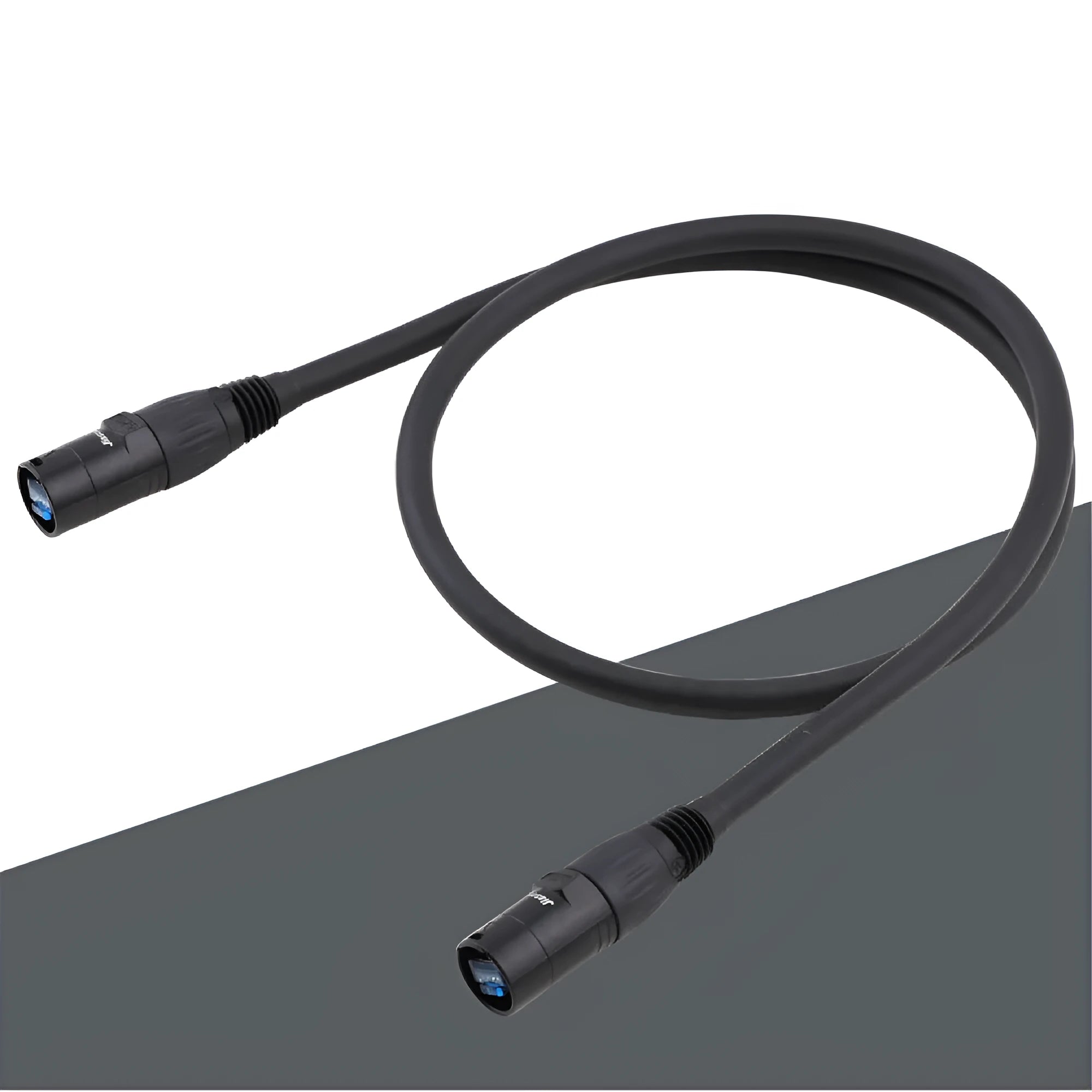 Black CAT6 RJ45 network extension converter cable showing plug connectors.
