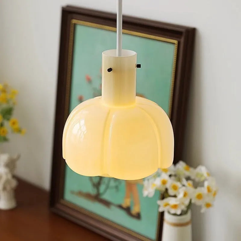 Medieval style glass bud chandelier ceiling light with retro design in multiple colour options.