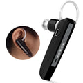 Black wireless invisible hearing aid with silicone shell and USB charging cable
