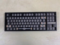 DIY hot-swappable mechanical keyboard kit with plastic case in multiple colour options