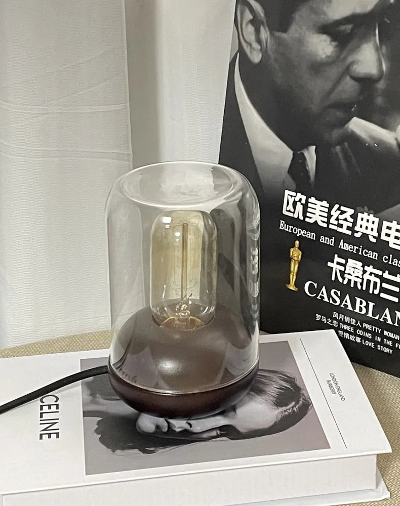 Geometric stereo essential oil lamp with modern design for bedroom aromatherapy