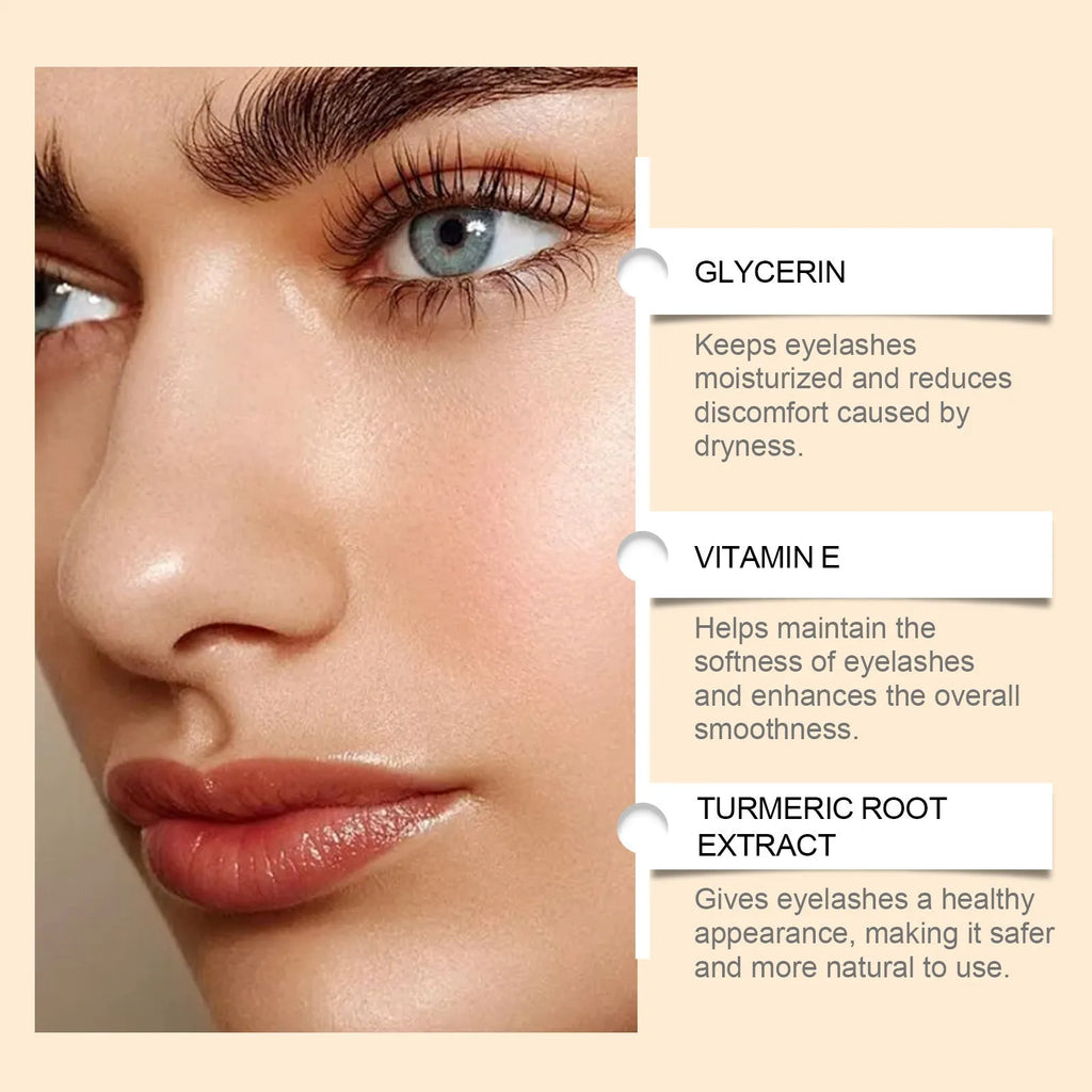 3 ml dropper bottle of clear eyelash growth serum with biotin and peptide formula.