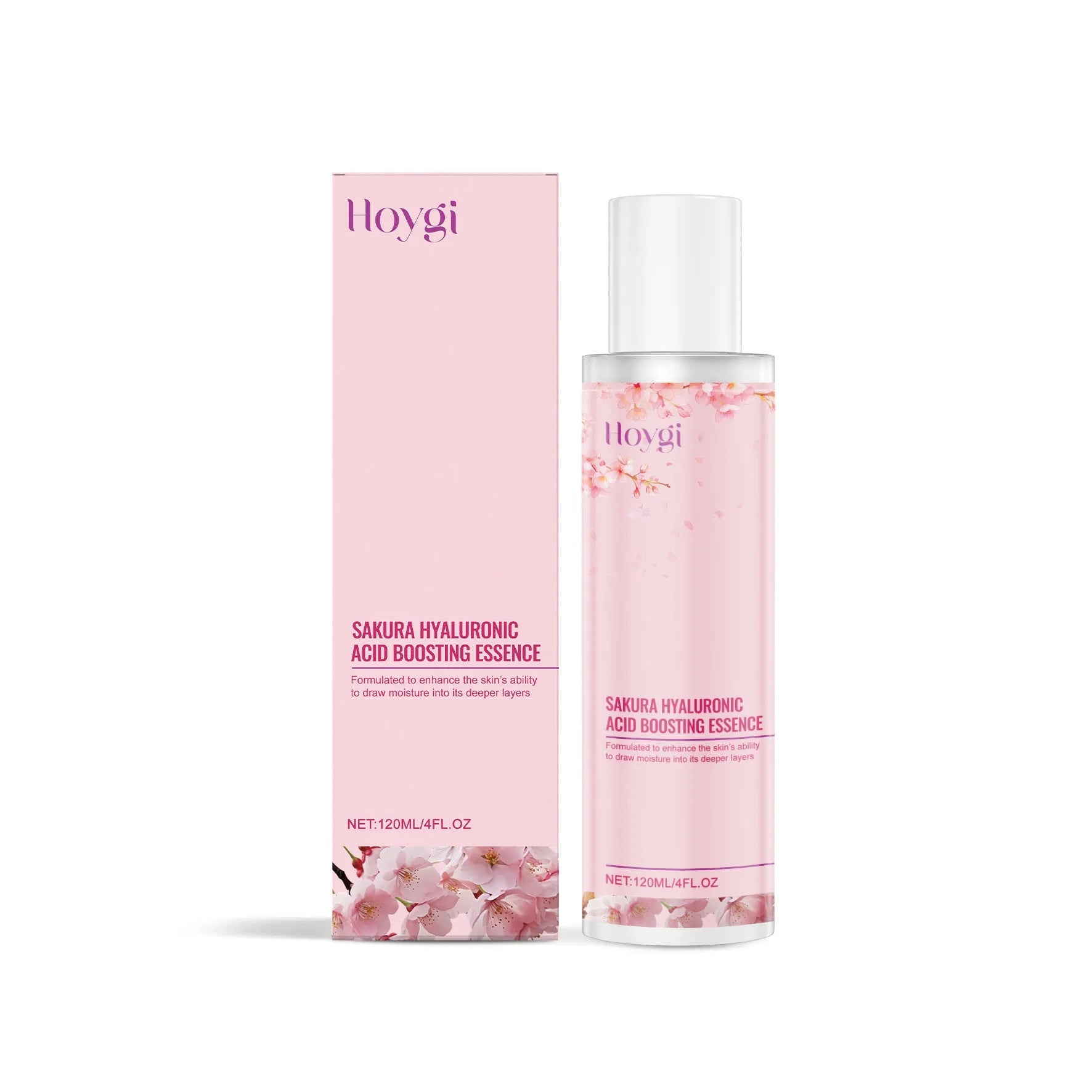 120ml Hyaluronic Acid Skin Moisturising Lotion bottle with cherry blossom extract