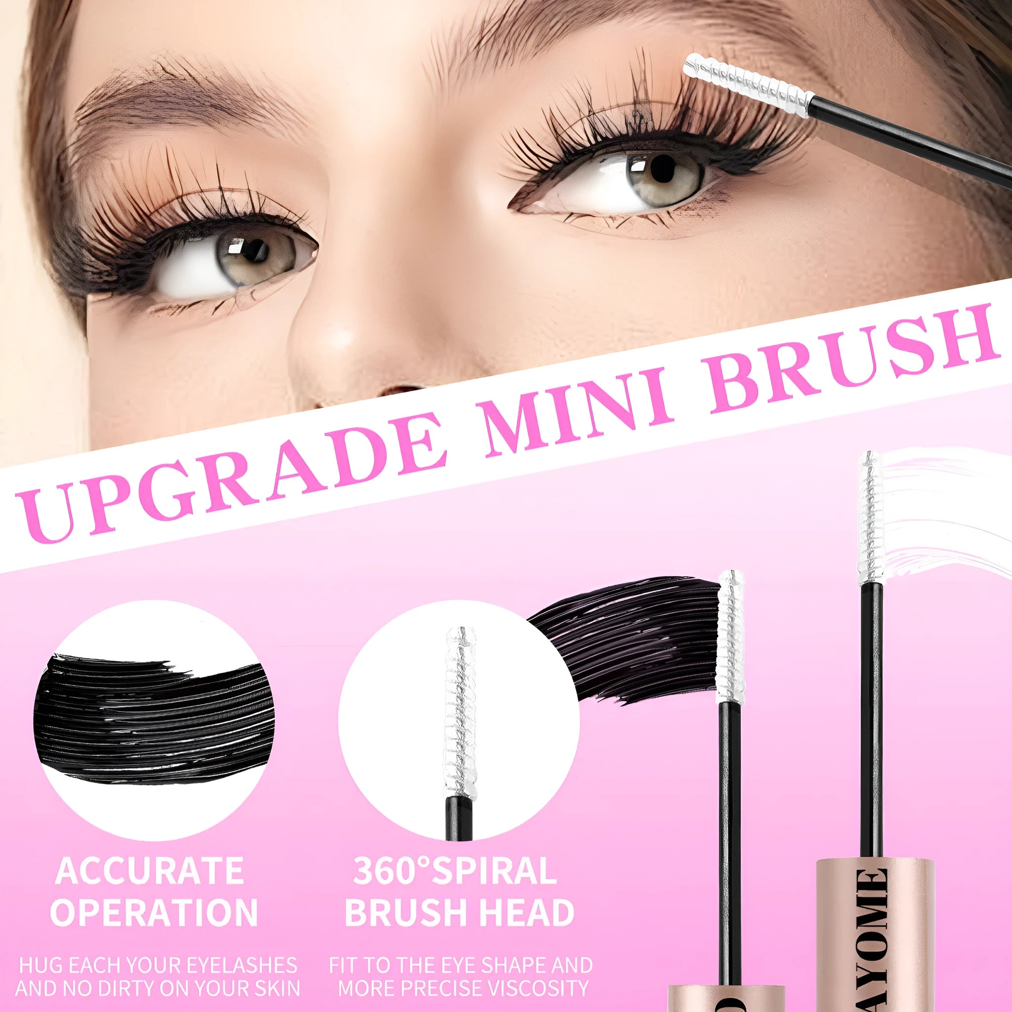 Double-headed eyelash glue waterproof quick setting split type for lash extensions adhesive