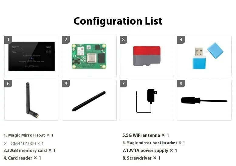13.3-inch integrated computer voice assistant touch display unit with ABS casing.
