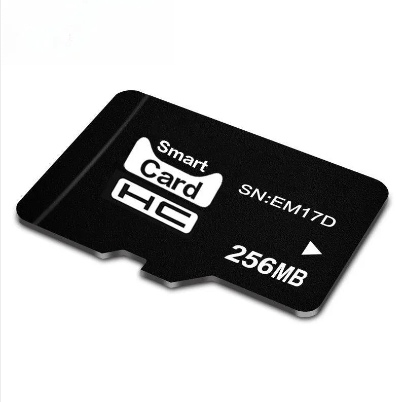 A single 256MB TF memory card on a white background.