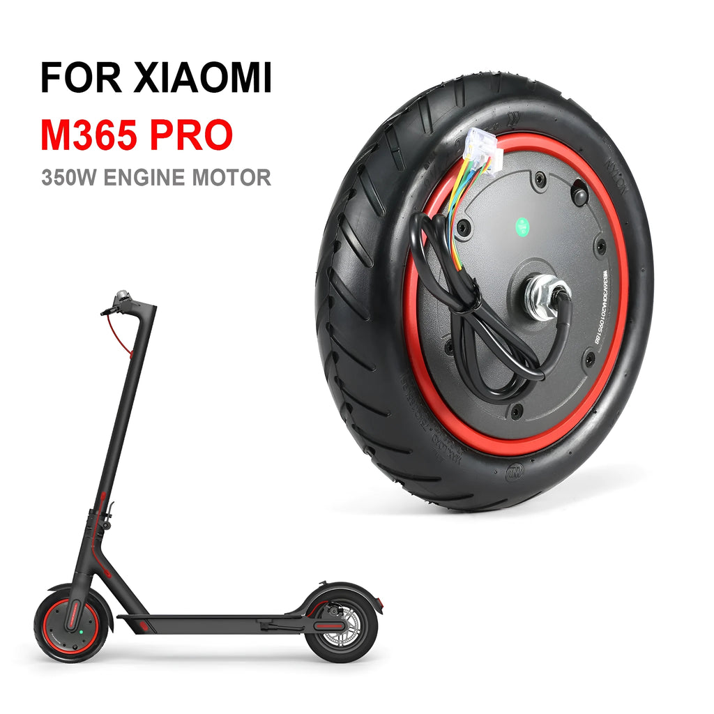8.5 inch black tyre for Pro 350W electric scooter replacement.