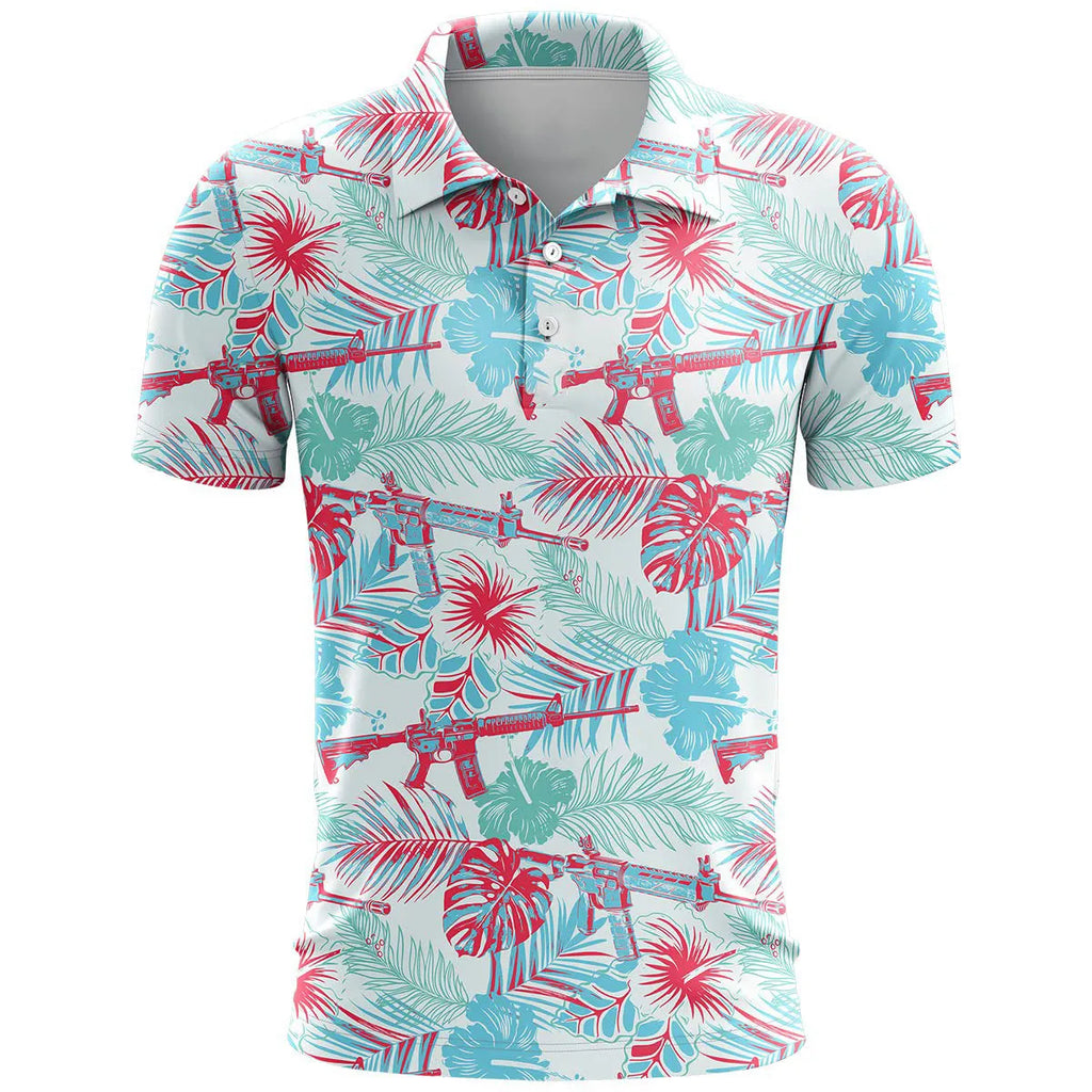 3D printed pattern on a loose-fit short sleeve sports top made from thin bird eye cloth fabric.