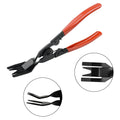 Red-handled steel automotive clip driver tool for General Motors door panel and horn nailing.