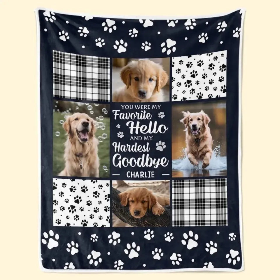 White polyester flannel dog blanket showing soft texture and American style design