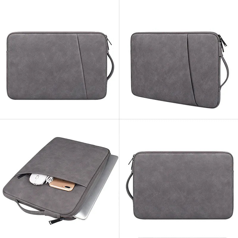 Portable breathable waterproof laptop bag in horizontal square shape with anti-theft and anti-seismic padding, suitable for 13.3 to 15.4 inch laptops