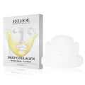 Set of four collagen facial masks for tightening facial care with 23.5cm x 16.8cm dimensions