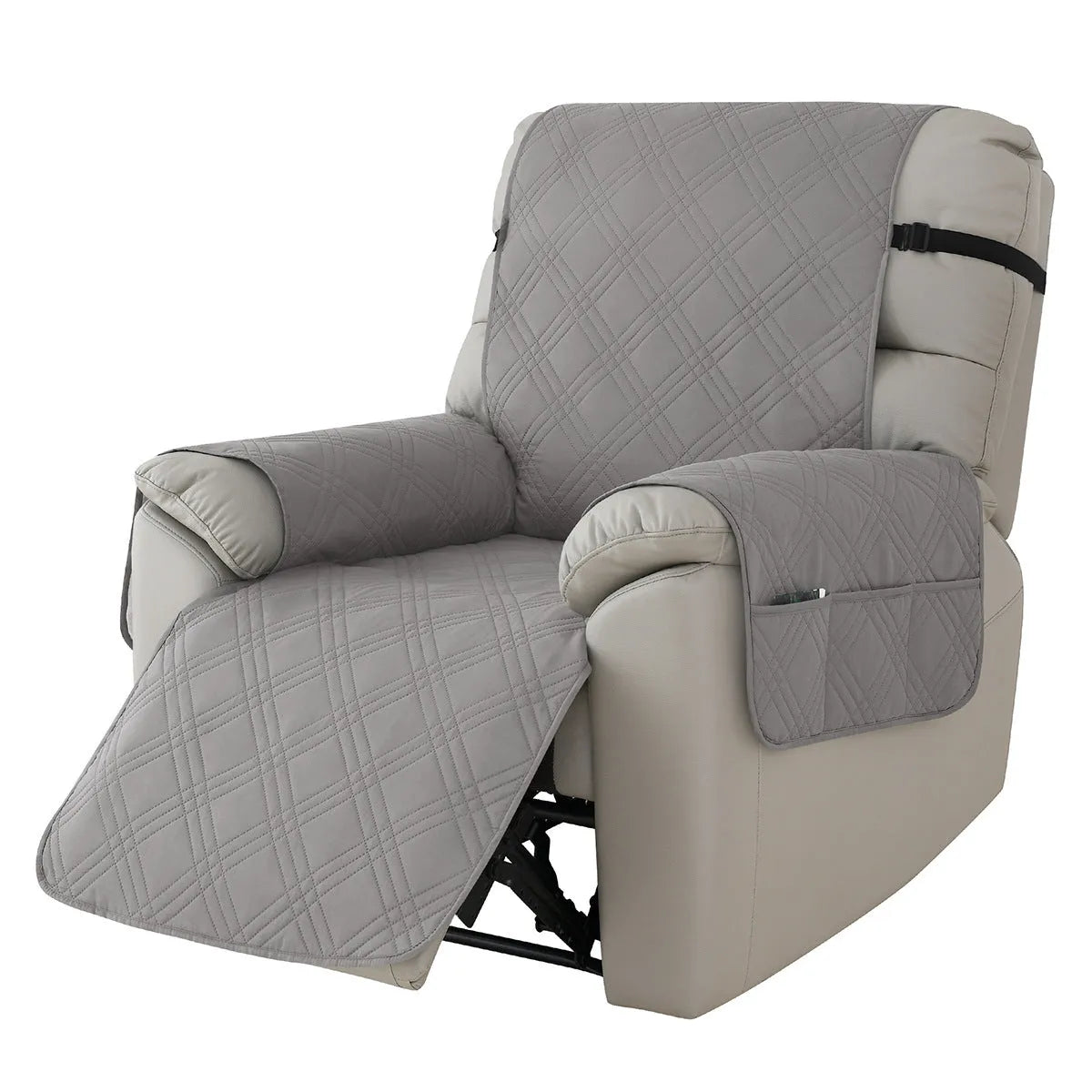 Waterproof quilted cover for a Chivas massage chair sofa in a choice of eight colours including burgundy and peacock blue.